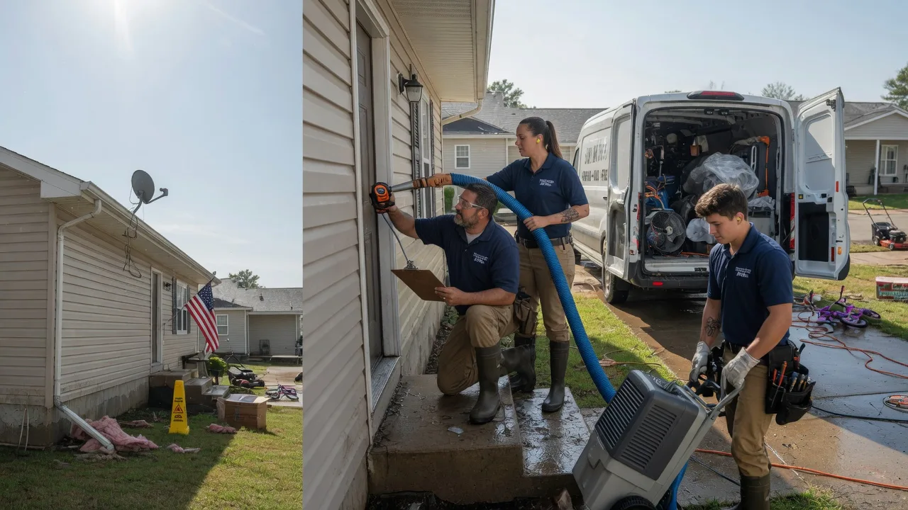 Ceiling Water Damage Restoration in Bourbonnais, IL near me